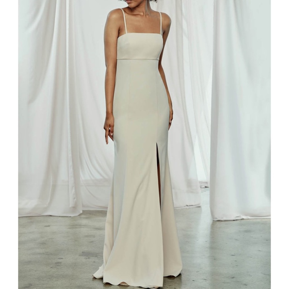 Amsale Bray bridesmaid dress. Size 6, Color: Ruby